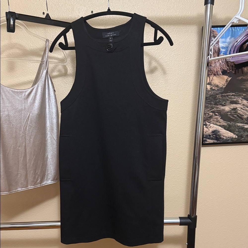Rober Rodriguez Black Mini Dress